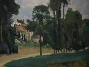 Paul Cezanne Road at Pontoise By Paul Cezanne oil